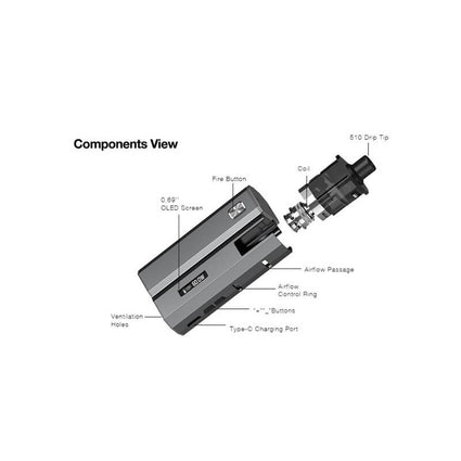 Aspire Nautilus Prime Pod Kit [Colore:Space Gray]