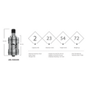Copia del EXVAPE Expromizer V5 MTL RTA atomizzatore - 2ml Polished