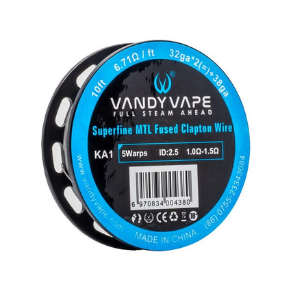 Vandy Vape KA1 Superfine MTL Fused Clapton Wire 32GA*2 +38GA - 3m