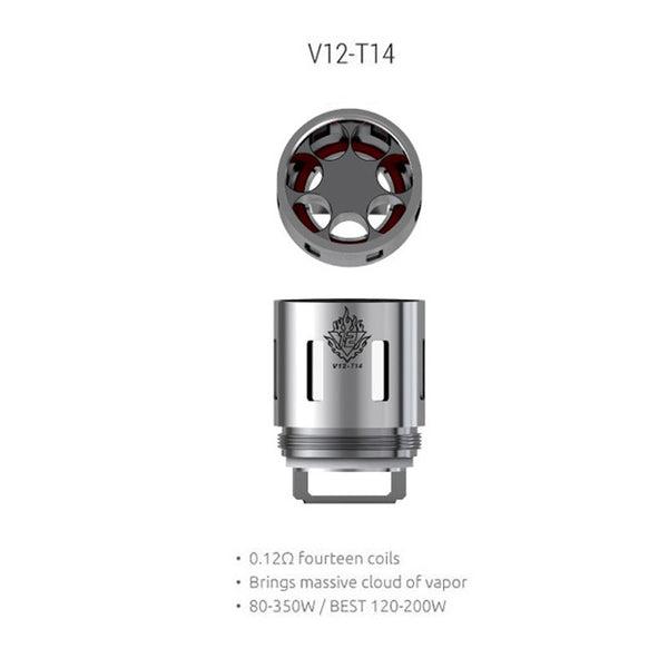Smok resistenza V12-T14 per TFV12 - 0.12ohm - 3pz