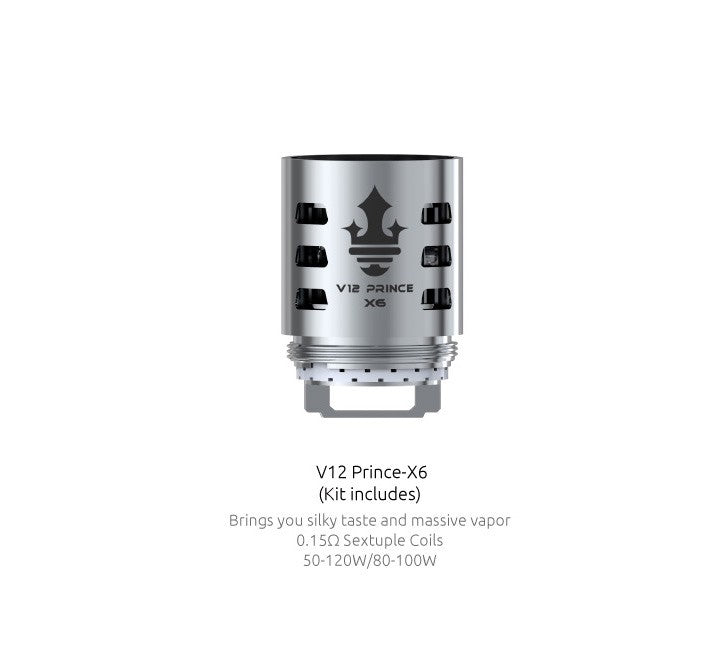 Smok resistenza X6 per TFV12 Prince - 0.15ohm - 3pz