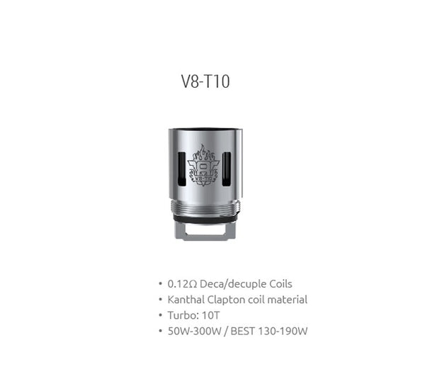 Smok resistenza V8-T10 per TFV8 - 0.12ohm - 3pz