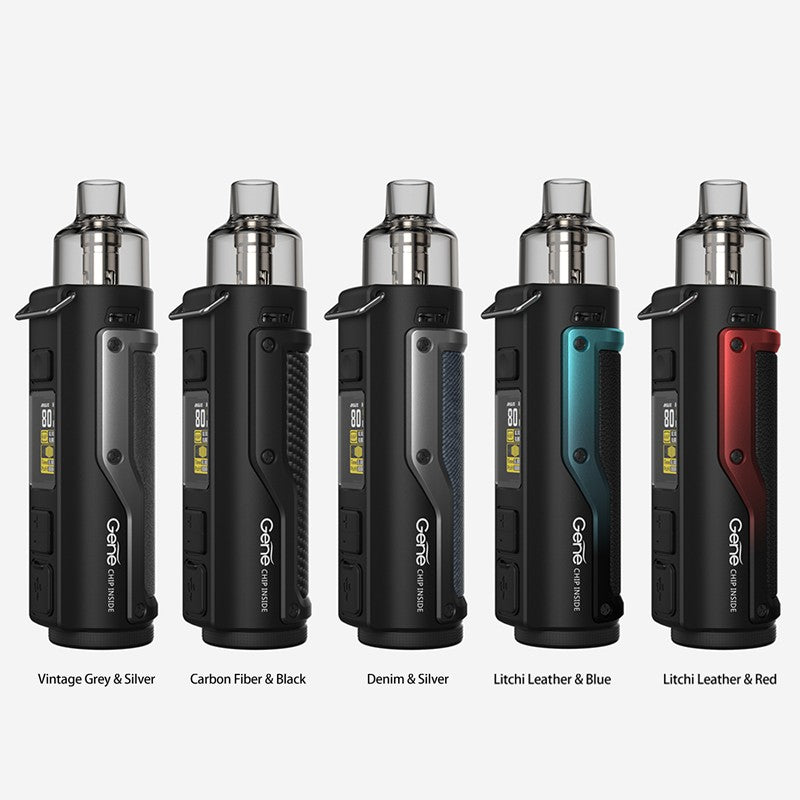 VooPoo Argus X Mod Pod Kit Litchi Leather e Rosso
