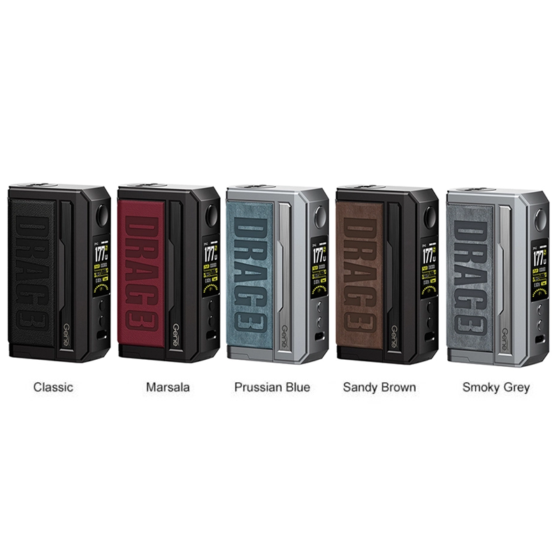 VooPoo Drag 3 box mod Prussian Blue